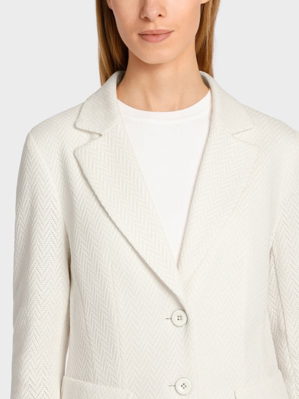 Marc Cain Körpernaher Blazer aus Strick Sonderangebot