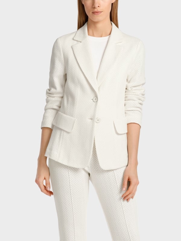 Marc Cain Körpernaher Blazer aus Strick Sonderangebot