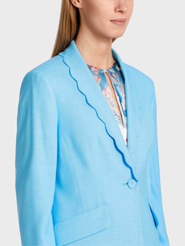 Marc Cain Blazer mit Muschelrevers Großer Ausverkauf