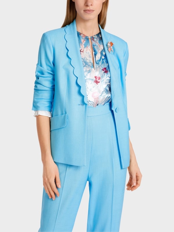 Marc Cain Blazer mit Muschelrevers Großer Ausverkauf