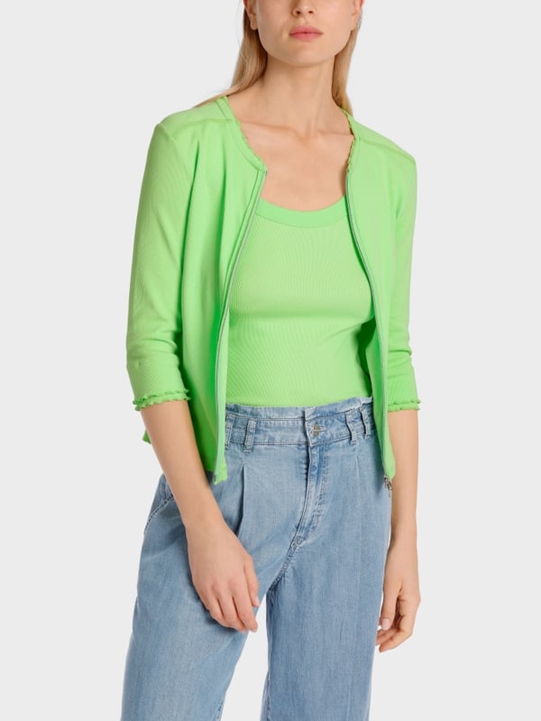 Marc Cain Sportive Jacke mit Rüschendetail Jubiläumsangebot