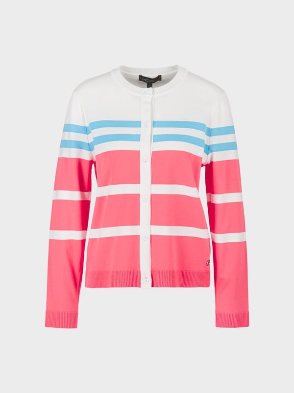 Marc Cain Gestreifter "Rethink Together" Cardigan Top Angebot