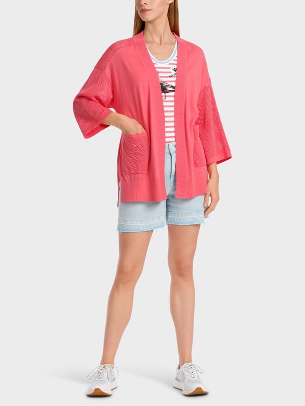 Marc Cain Cardigan mit Lochinsert Online Outlet