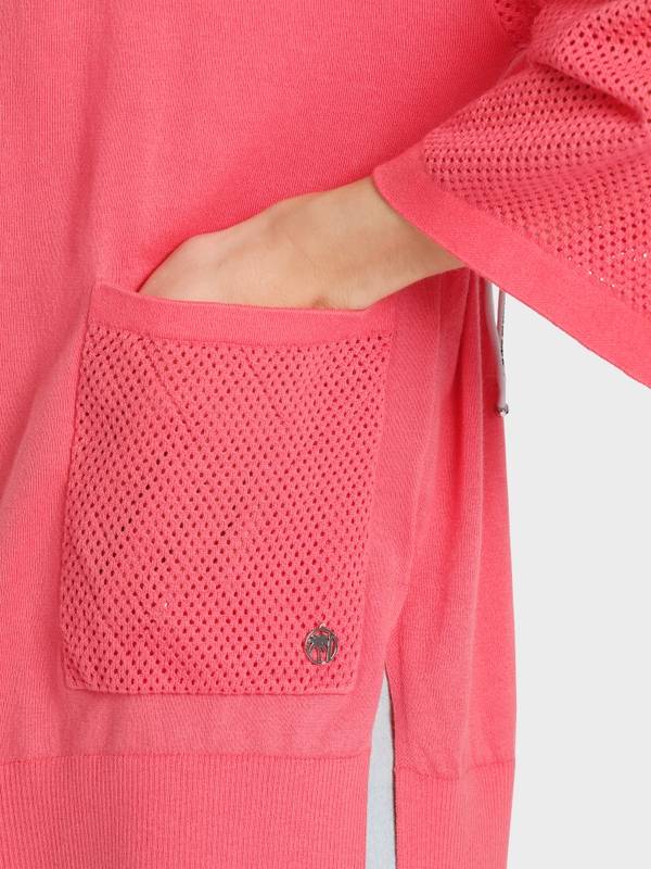 Marc Cain Cardigan mit Lochinsert Online Outlet