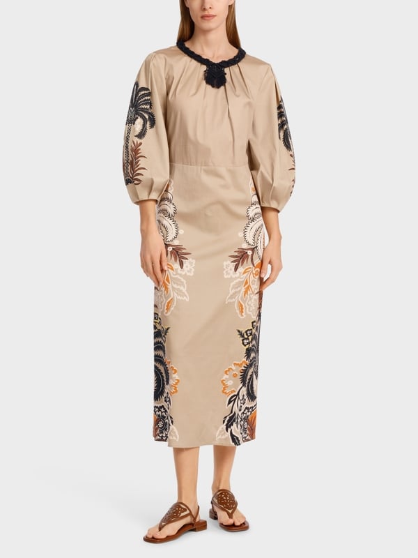 Marc Cain Midilanges, tailliertes Kleid Rabatte dieses Monats
