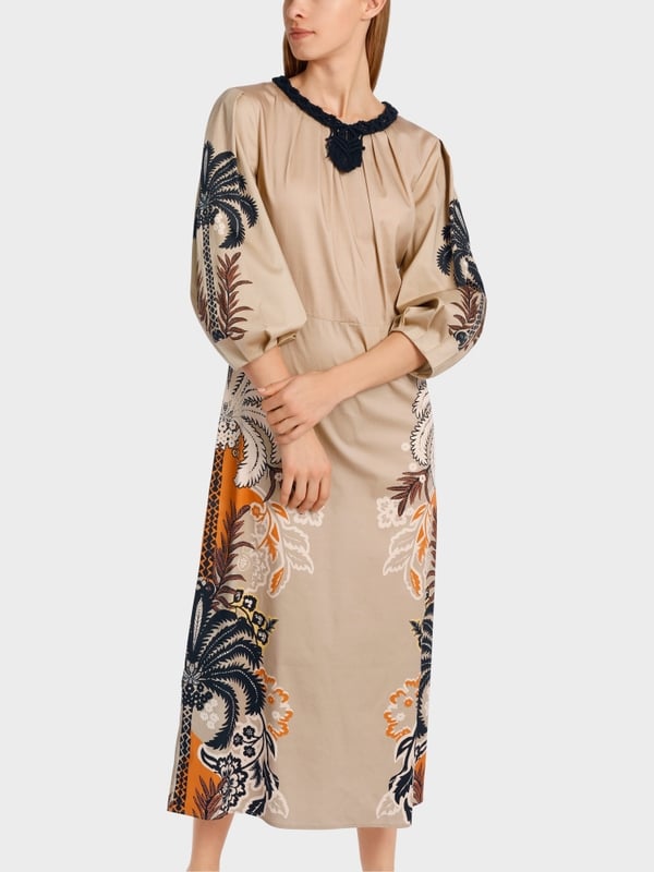 Marc Cain Midilanges, tailliertes Kleid Rabatte dieses Monats
