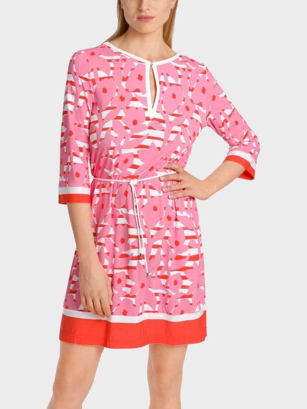 Marc Cain Bedrucktes Kleid in Tunikaform 2025