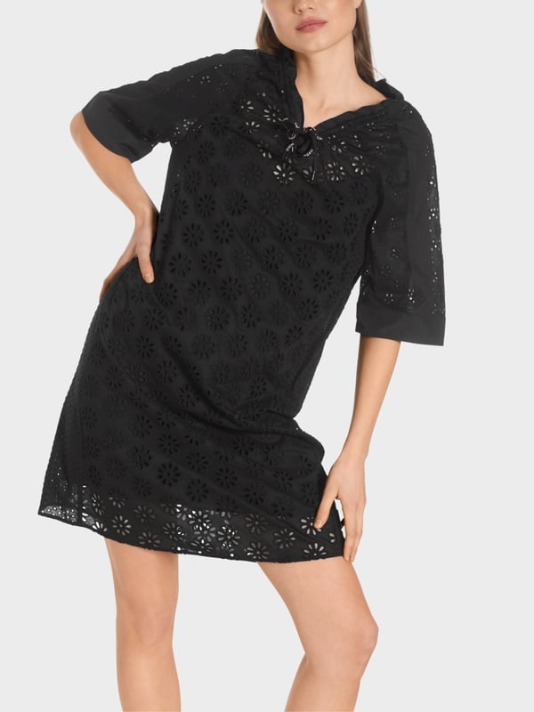 Marc Cain Kleid mit Lochstickerei Auslauf