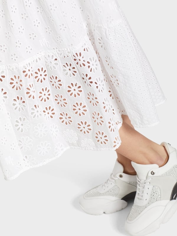 Marc Cain Sommerkleid mit Lochstickerei Angebote