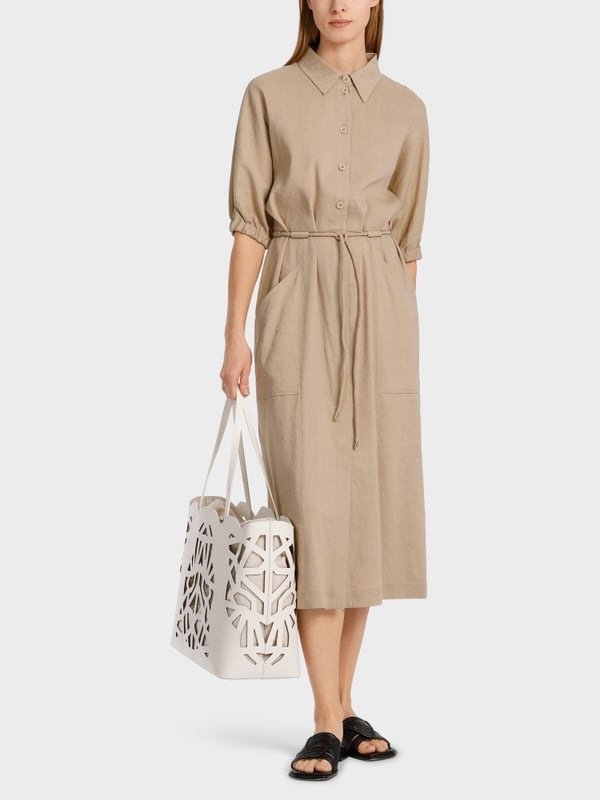 Marc Cain Midikleid mit Kimono-Ärmeln Günstiger Verkauf