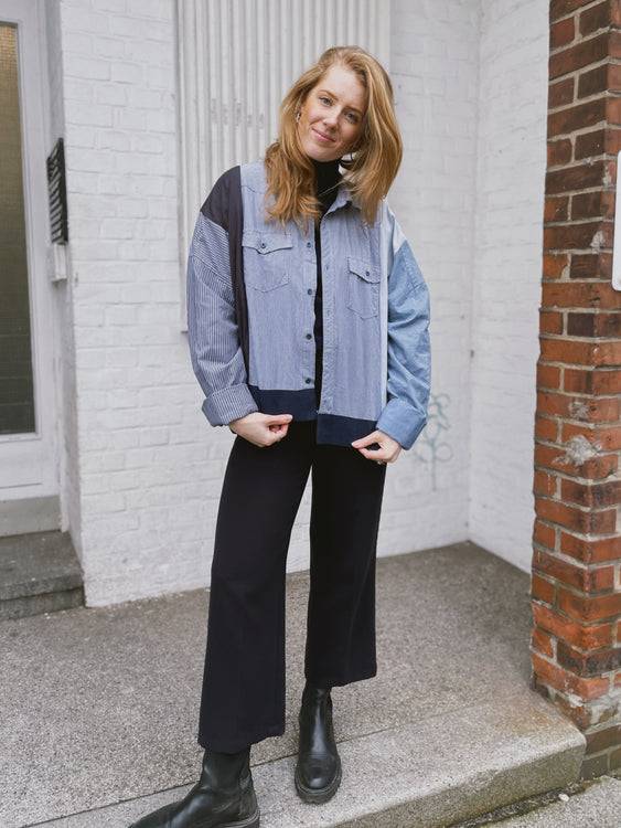 ﻿Nonoi Studio Blouson // Dunkelblau // Onesize Zeitbegrenzte Promotion