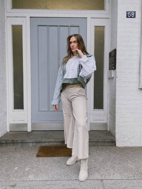 Nonoi Studio Blouson // Salbeigrün // Onesize Bis zu 60% Rabatt