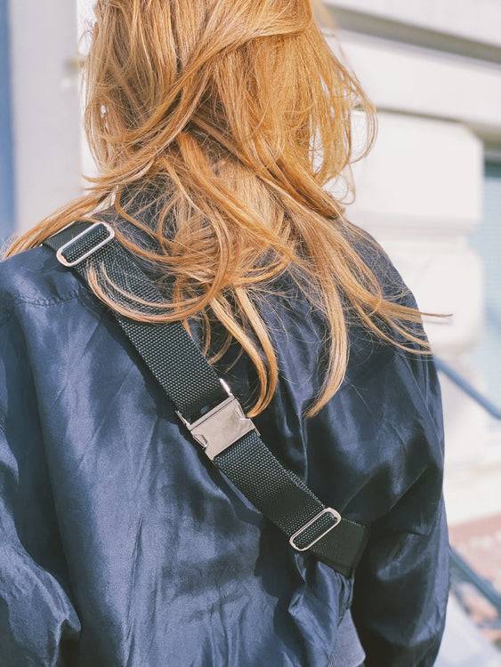 Nonoi Studio Bauchtasche BENJA // Schwarz + Glitzer Meist gekauft
