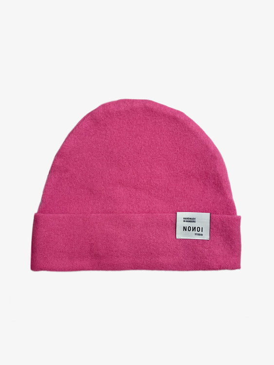 Nonoi Studio PINKE MÜTZE "AKUR" AUS KASCHMIR // UNISEX Günstig kaufen