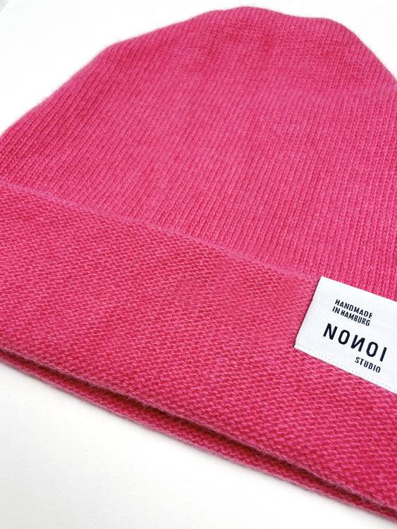 Nonoi Studio PINKE MÜTZE "AKUR" AUS KASCHMIR // UNISEX Günstig kaufen