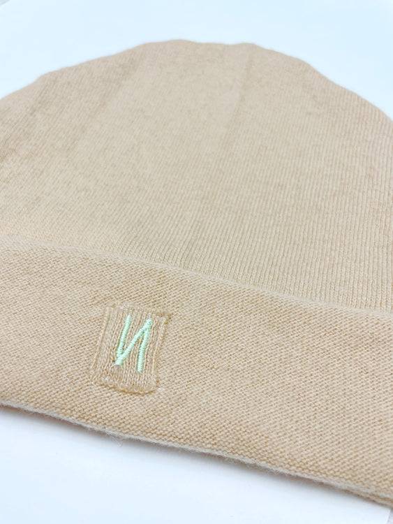 Nonoi Studio BEIGE MÜTZE "MONACO" AUS WOLLE // UNISEX Online Shopping