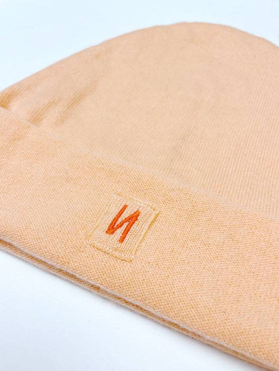 Nonoi Studio MÜTZE "HORA" PASTELLORANGE AUS KASCHMIR Black Friday