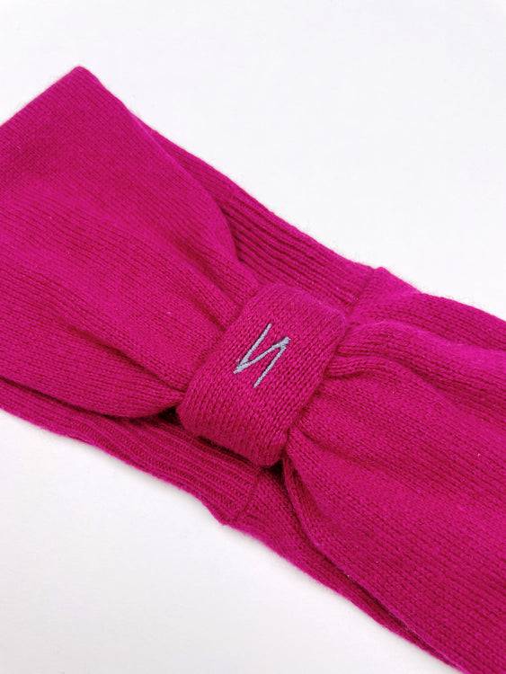 Nonoi Studio Stirnband "ANETO" MAGENTA // KASCHMIR Zeitlich begrenztes Angebot