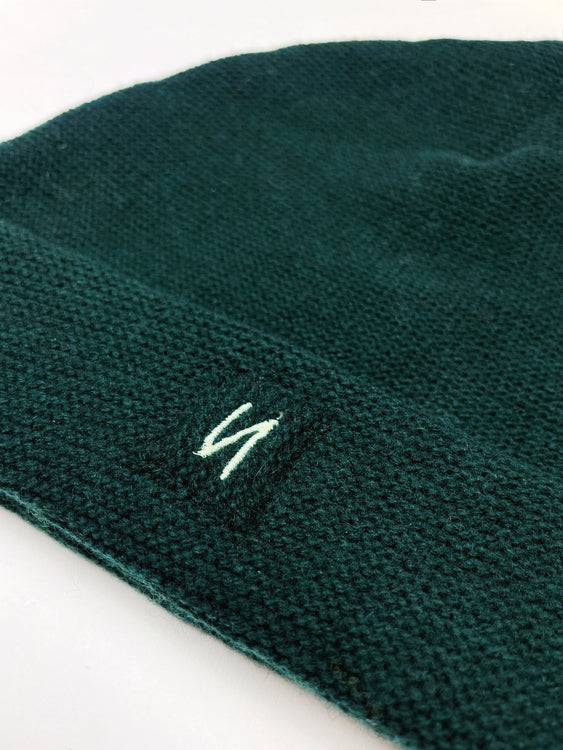 Nonoi Studio DUNKEGRÜNE MÜTZE "SAO PAOLO" AUS WOLLE // UNISEX Neuheiten