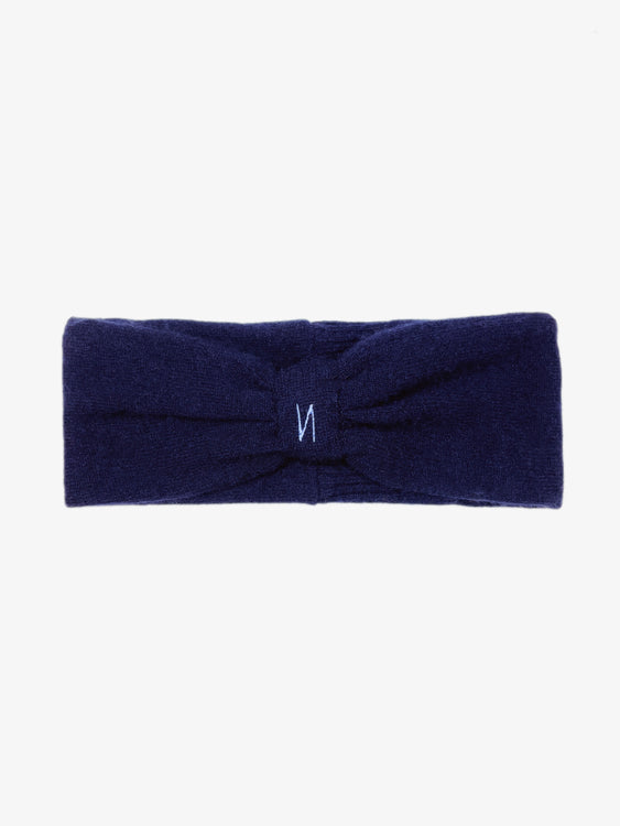 Nonoi Studio DUNKELBLAUES STIRNBAND "FLUF" // KASCHMIR Bestseller