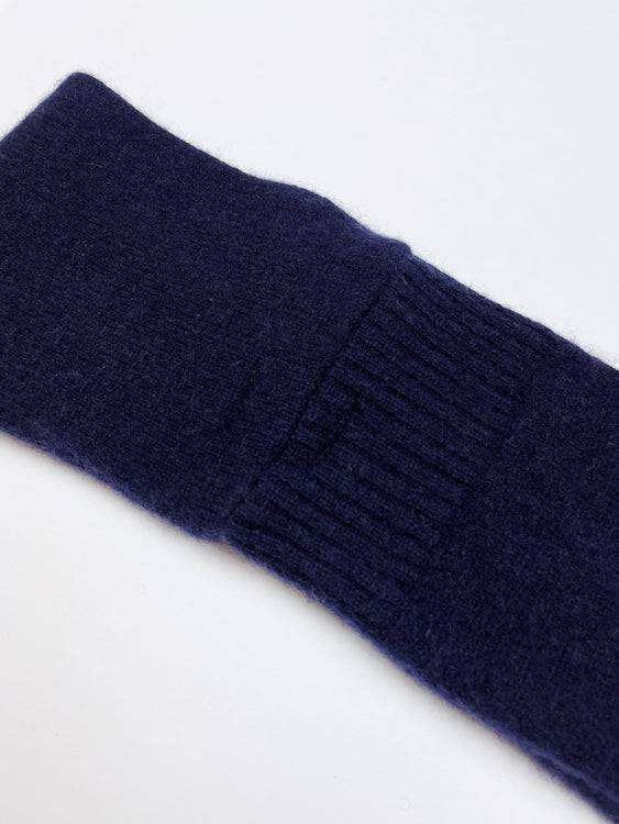 Nonoi Studio DUNKELBLAUES STIRNBAND "FLUF" // KASCHMIR Bestseller