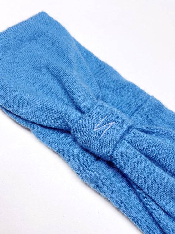 Nonoi Studio HELLBLAUES STIRNBAND "BLUE" // WOLLE Saisonale Angebote