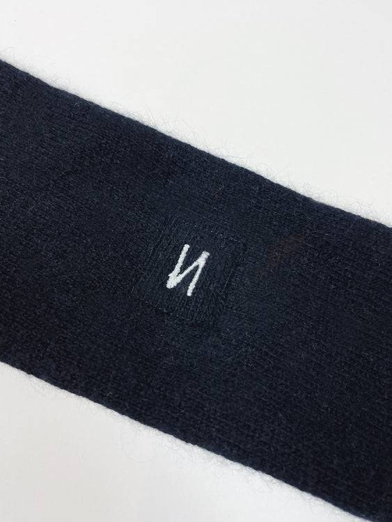 Nonoi Studio STIRNBAND "MONT" SCHWARZ // WOLLE Begrenzte Freigabe