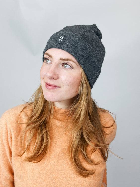 Nonoi Studio MÜTZE GRAU "TOKYO" AUS WOLLE // UNISEX Letzte 3 Tage