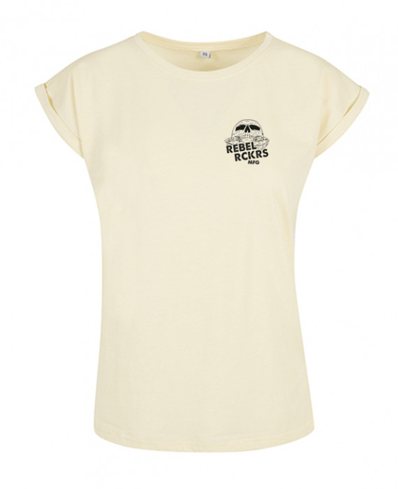 Rebel Rockers Pale Girl Loosefit Tee vanilla Speichern exportieren