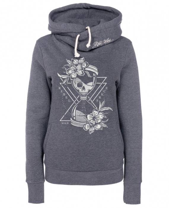 Rebel Rockers Hourglass Twisted Hooded Neueste Stile
