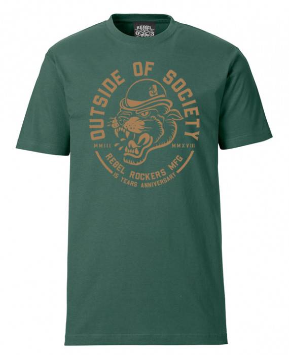 Rebel Rockers Bowler bottle green Günstiger Verkauf