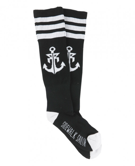 Rebel Rockers Tube Sock Anchor black Fabrikverkauf