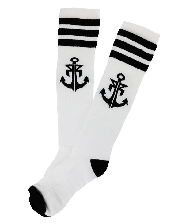Rebel Rockers Tube Sock Anchor wht Meist gekauft