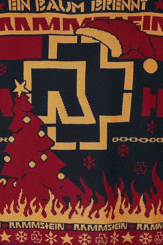 EMP "Holiday Sweater 2020" Weihnachtspullover multicolor von Rammstein Begrenzt auf 3 Tage