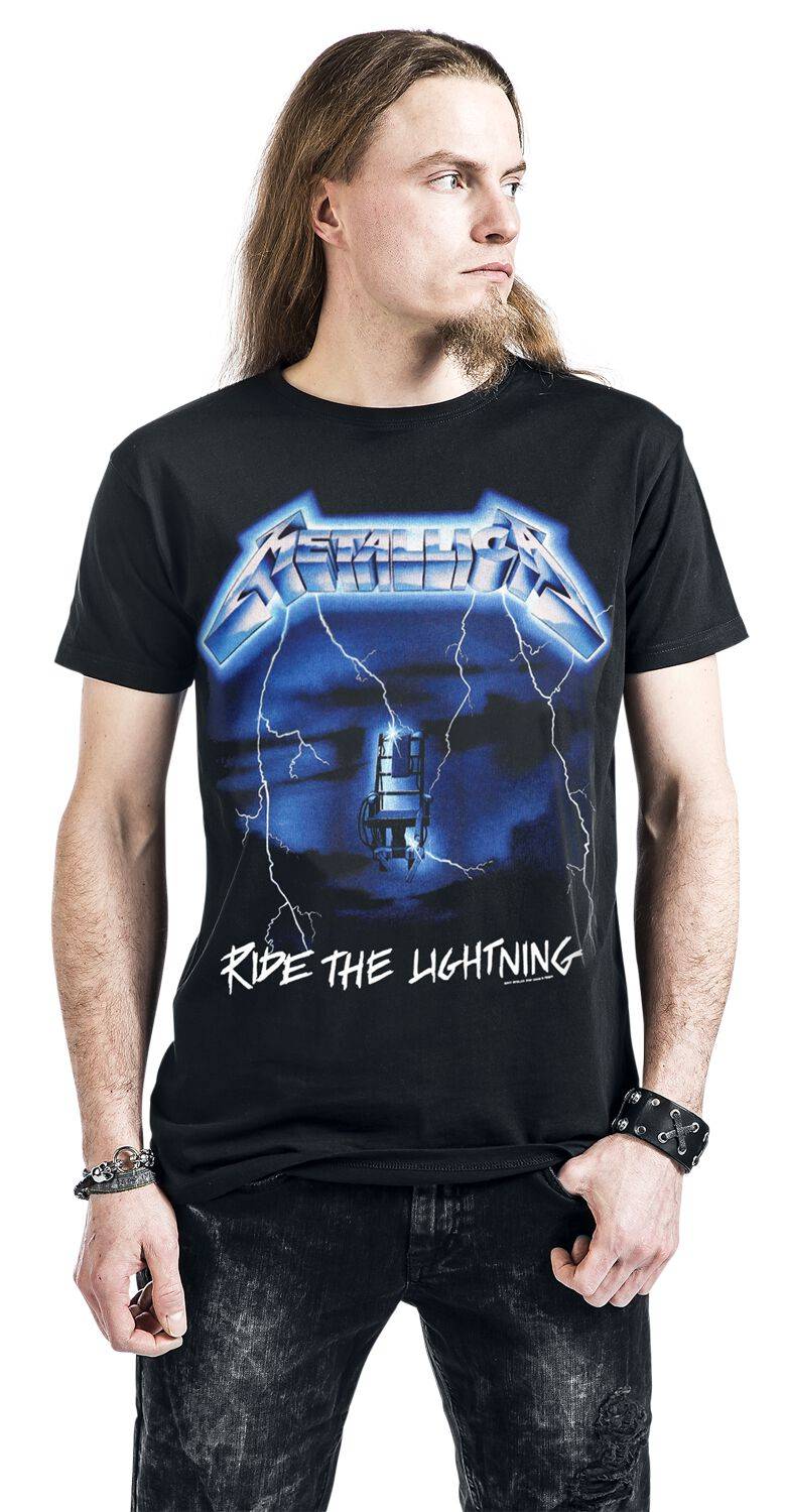 EMP "Ride The Lightning" T-Shirt schwarz von Metallica Black Friday Preise