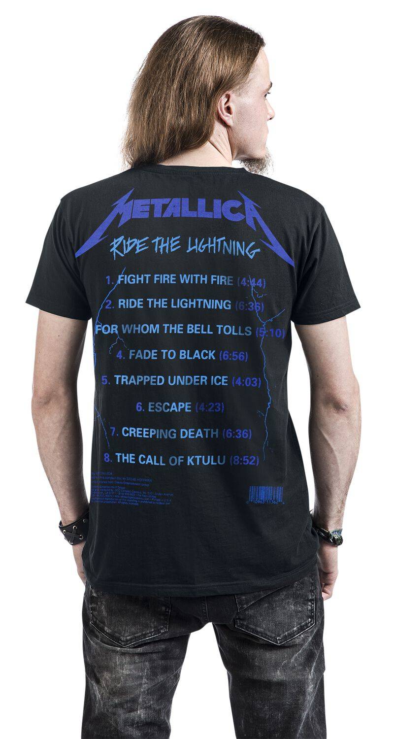 EMP "Ride The Lightning" T-Shirt schwarz von Metallica Black Friday Preise