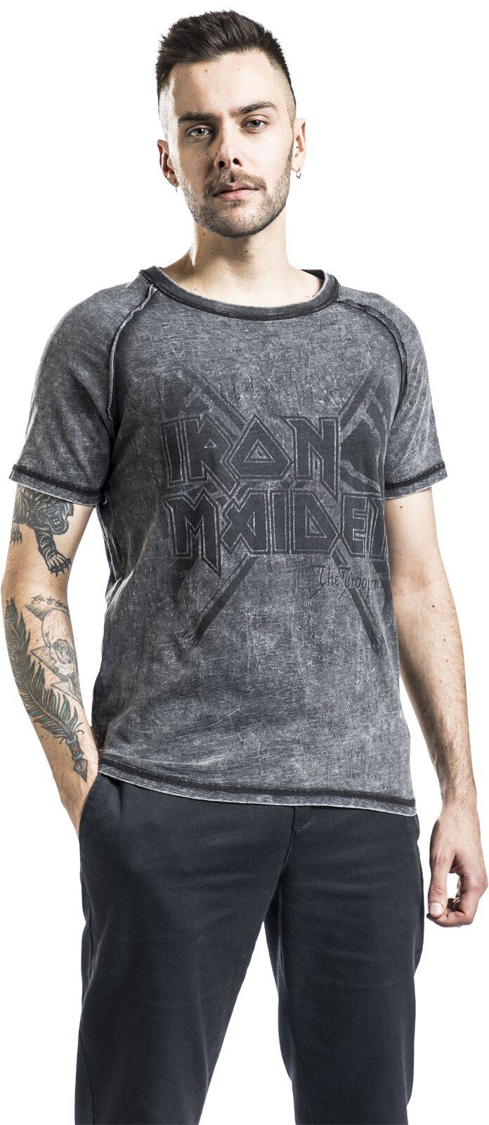 EMP "EMP Signature Collection" T-Shirt dunkelgrau/grau von Iron Maiden zollfrei