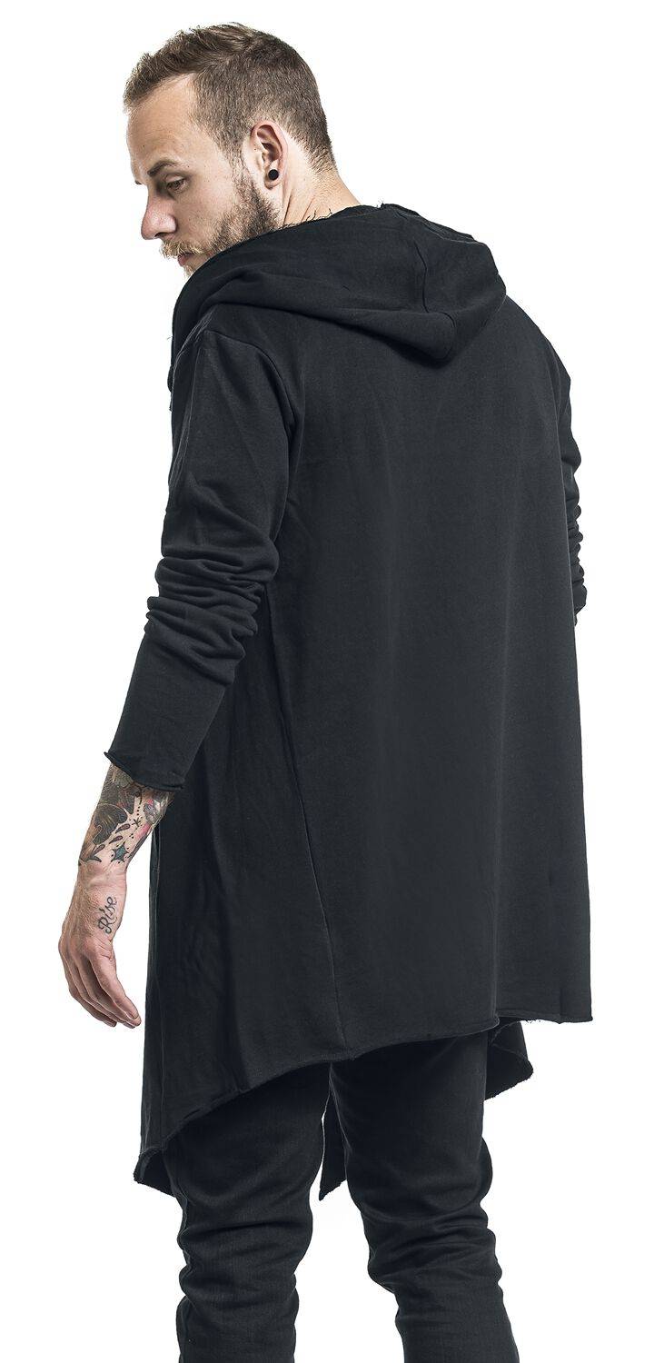 EMP "Long Hooded Open Edge Cardigan" Cardigan schwarz von Urban Classics Black Friday