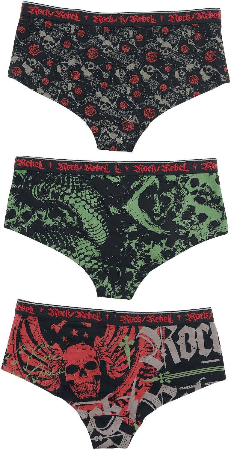 EMP Panty schwarz von Rock Rebel by EMP Weihnachtsangebot