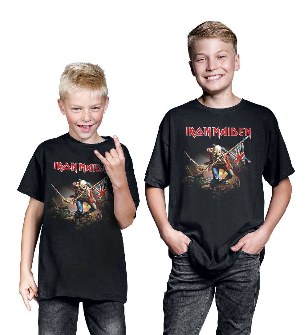EMP "Kids - Trooper" T-Shirt schwarz von Iron Maiden Muttertagsangebot