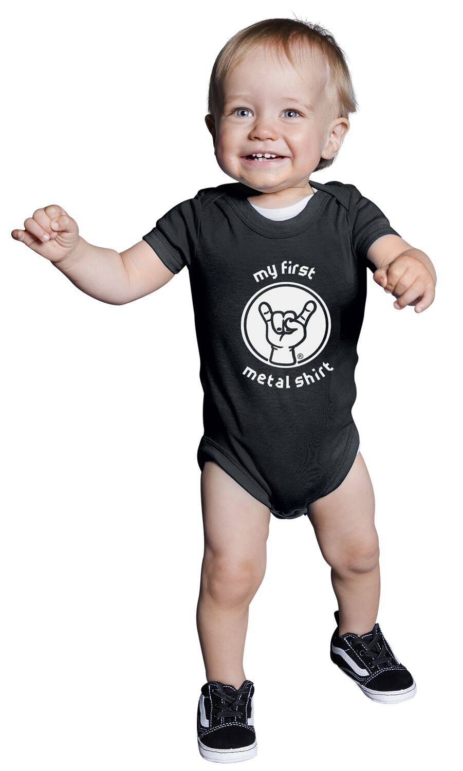 EMP "My First Metal Shirt" Body schwarz von Metal Kids Valentinstagsangebot