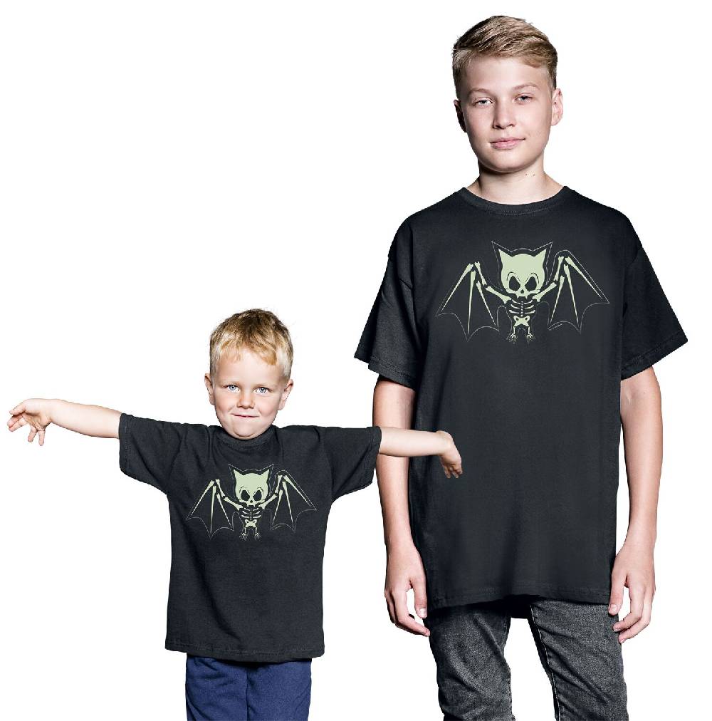 EMP "Kids - Fledermaus Skelett" T-Shirt schwarz von Tierisch Online Outlet