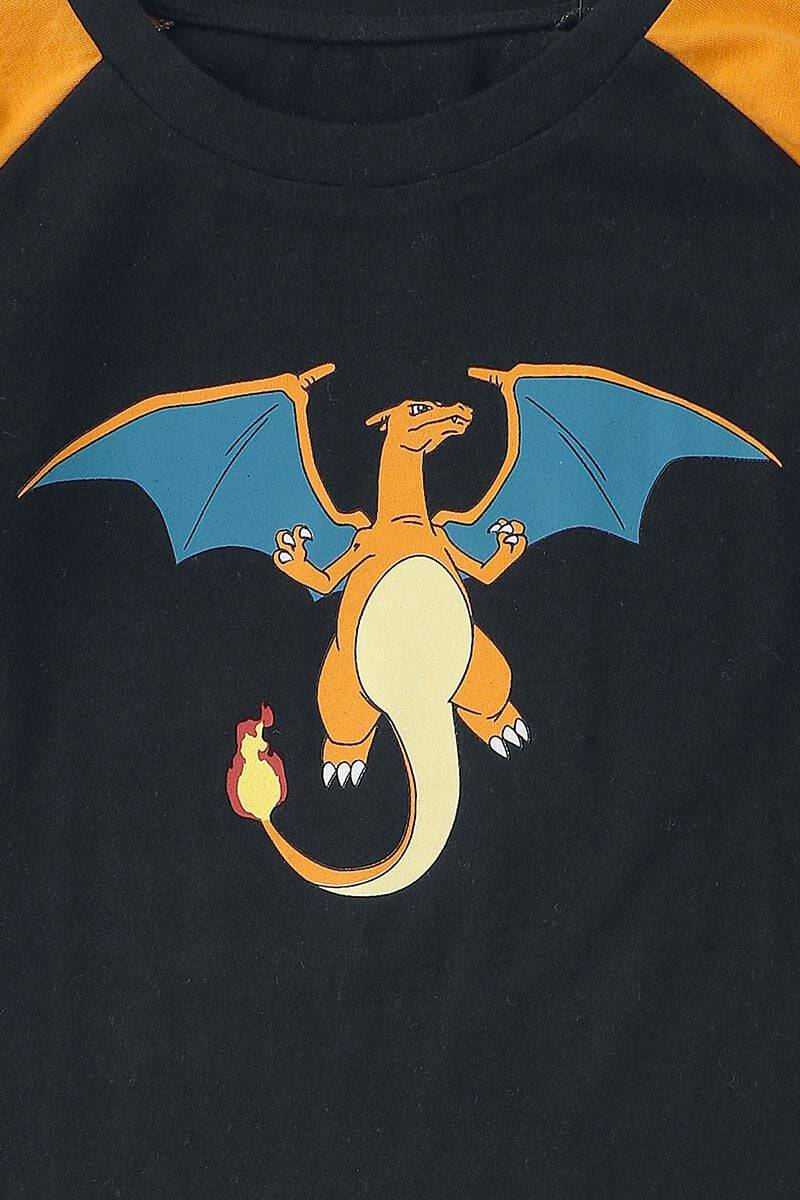 EMP "Kids - Glurak - Bring The Heat" Langarmshirt schwarz/orange von Pokémon Exklusive Angebote
