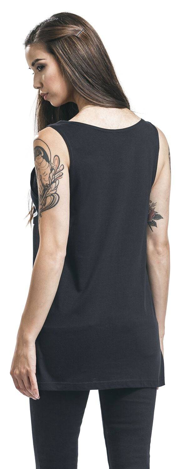 EMP "Witchboard" Top schwarz von Black Blood by Gothicana Neuheiten