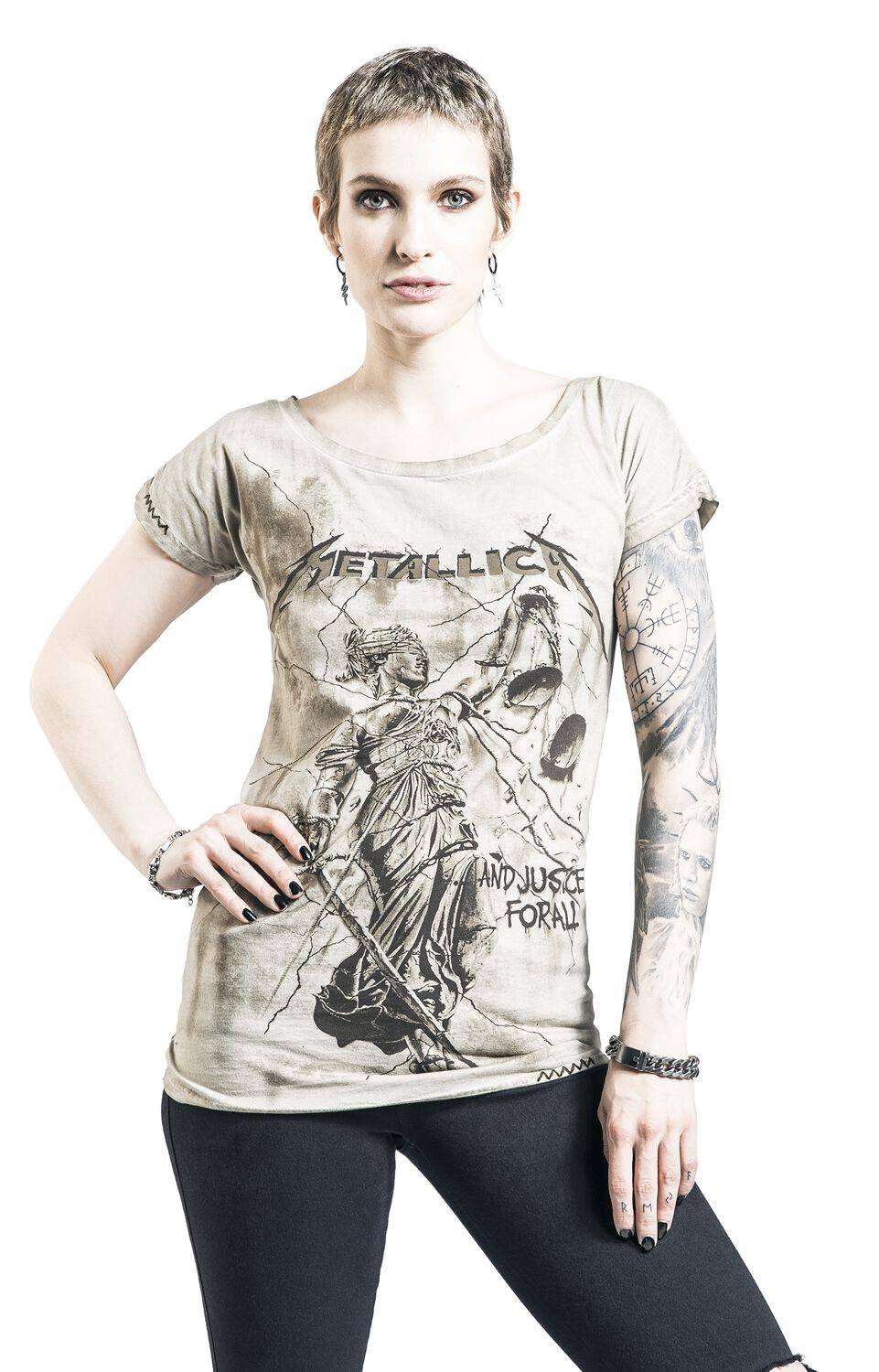 EMP T-Shirt khaki von Metallica Tiefpreis