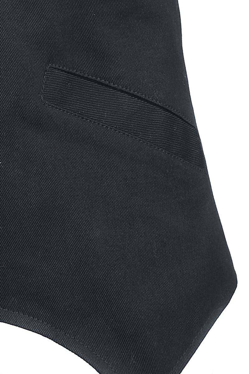 EMP Weste schwarz von Gothicana by EMP Bis zu 50% Rabatt