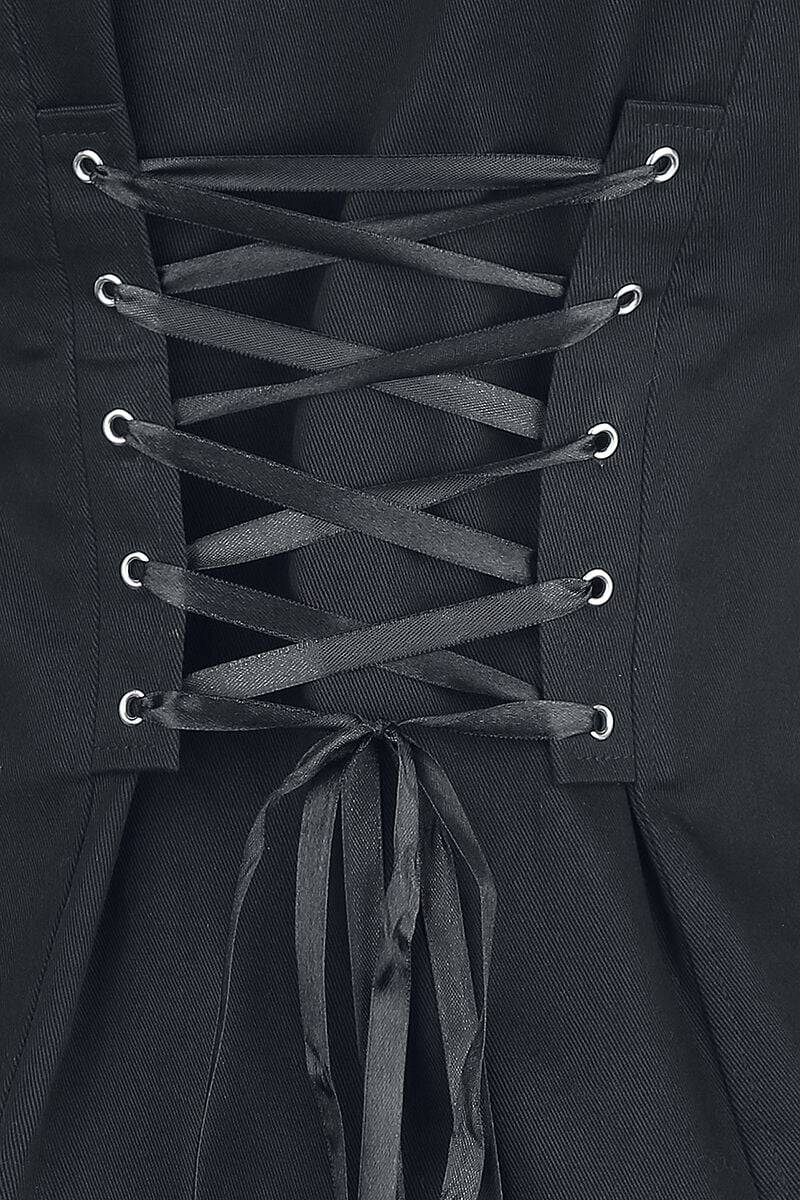EMP Weste schwarz von Gothicana by EMP Bis zu 50% Rabatt