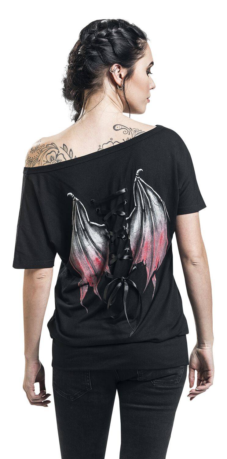 EMP T-Shirt schwarz von Gothicana by EMP Bis zu 65% Rabatt