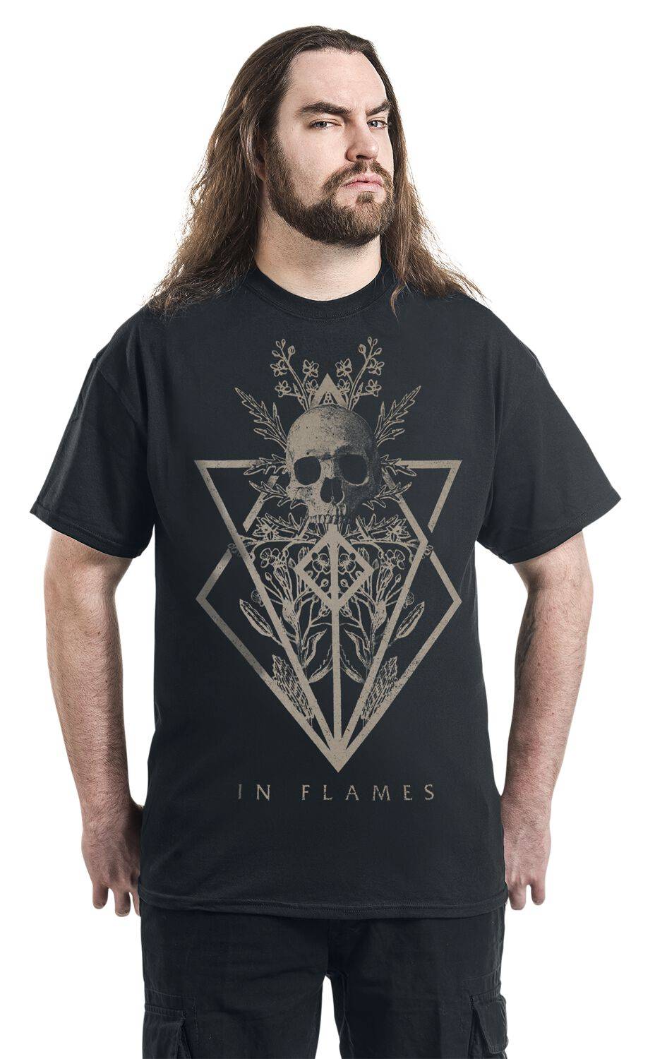 EMP "Skull" T-Shirt schwarz von In Flames Nur für heute