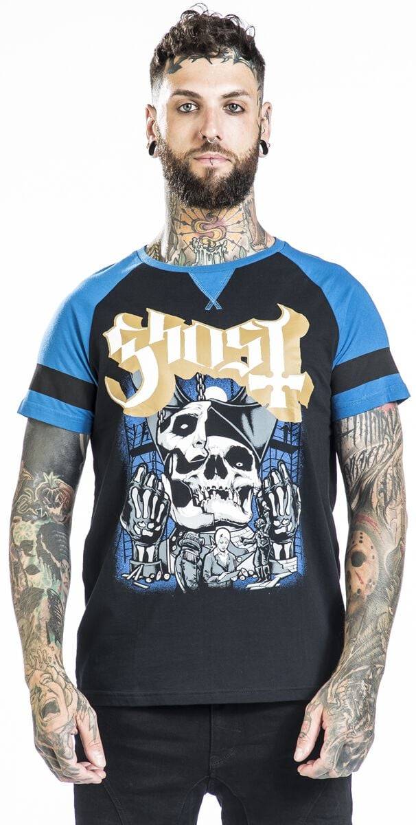 EMP "EMP Signature Collection" T-Shirt schwarz/blau von Ghost Vierteljährliche Förderung